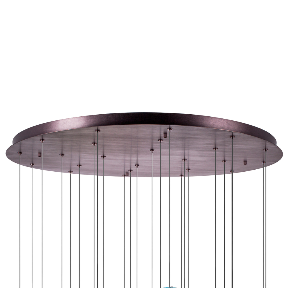 796349 Люстра CARAMELLO LED 24х6W 2600LM КОФЕЙНЫЙ/МУЛЬТИКОЛОР 3000K