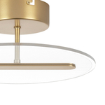 738033 Люстра ACRILE 14W LED 1034LM 120G ЗОЛОТО 3000K
