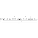 420844 Лента двухсторонняя LIGHTSTAR LED 24V 12W 360G 5m/roll 4000K