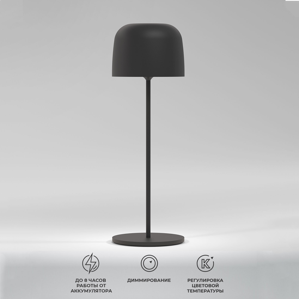 Компактный светодиодный настольный светильник Bitty чёрный IP54 TL70260