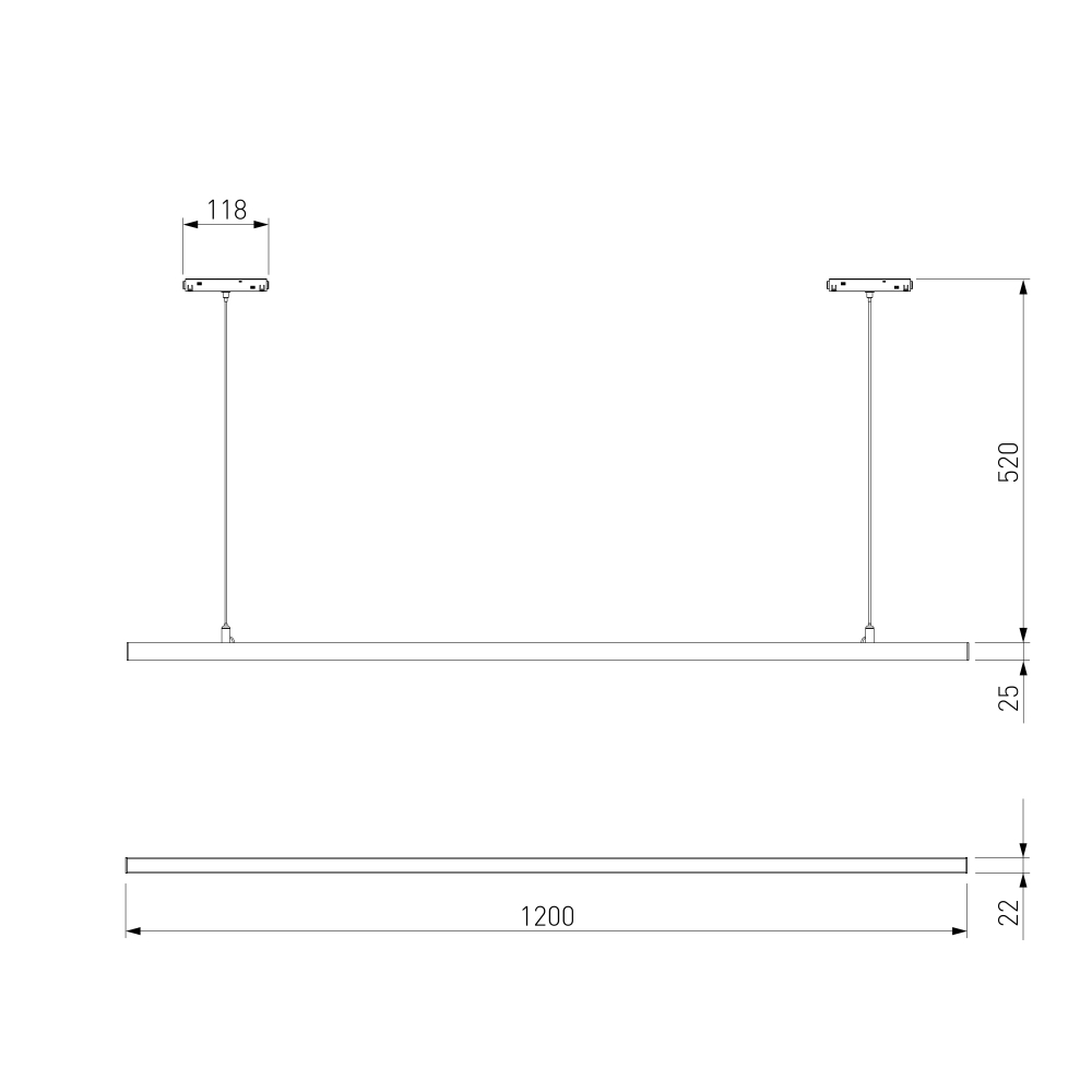 Slim Magnetic Трековый светильник 40W 4000K Milo чёрный 85106/01 85106/01