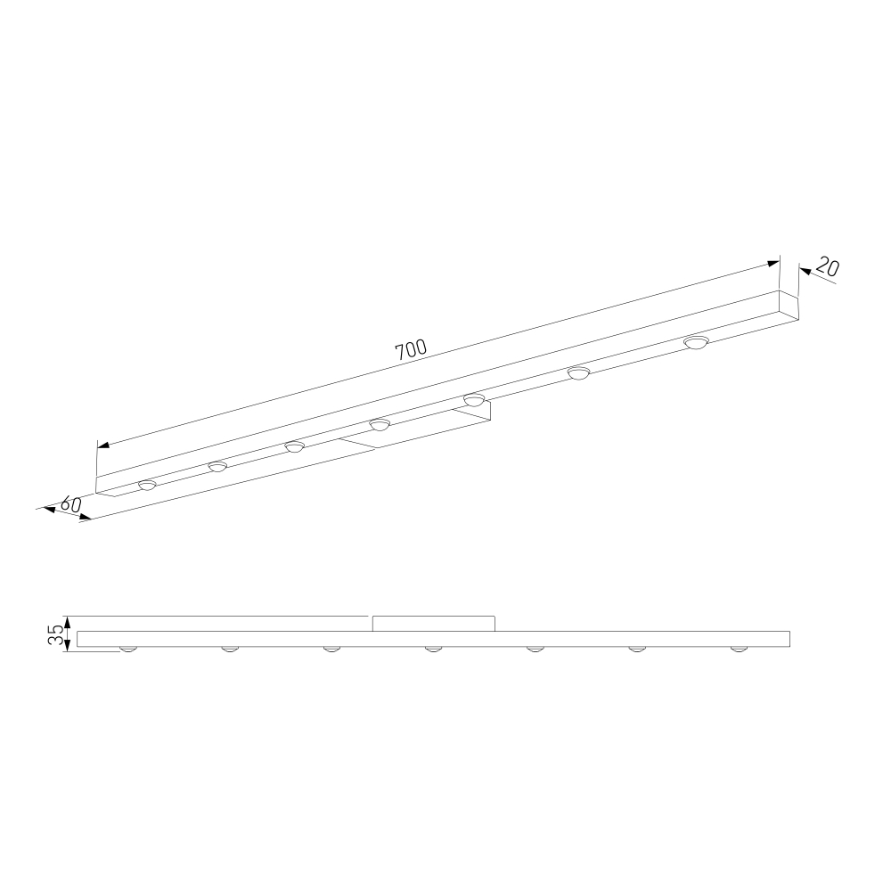 Светильник настенный светодиодный Artline латунь 40162/LED