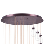 805289 Люстра COLORE LED 28х4W 5600LM КОФЕЙНЫЙ/МУЛЬТИКОЛОР 3000K