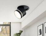 TA1432 SBK/FR черный песок/белый матовый GX53 D85*95