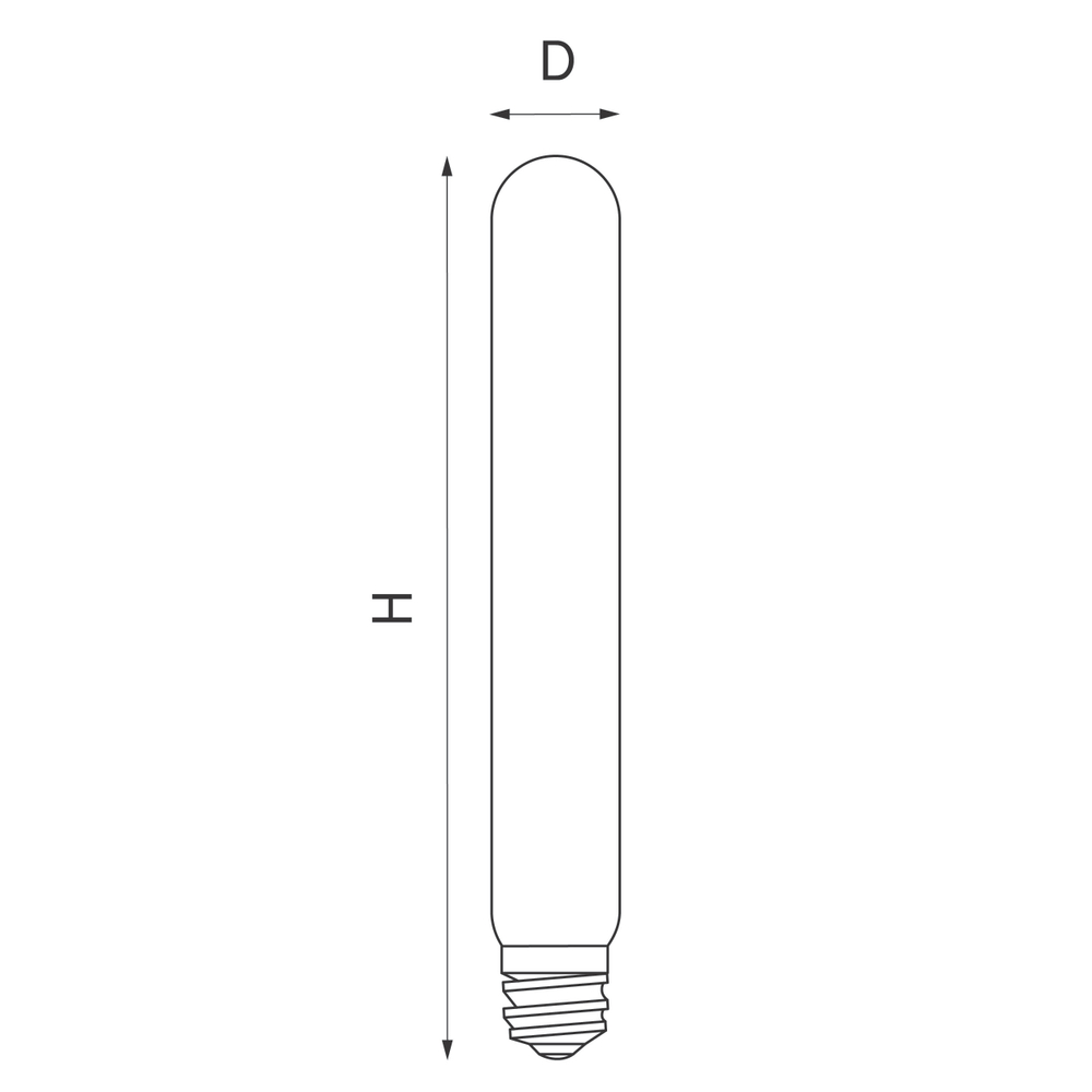 933902 Лампа энергосберегающая LED FILAMENT 220V T30 E27 6W=65W 630LM 360G CL 3000K 15000H
