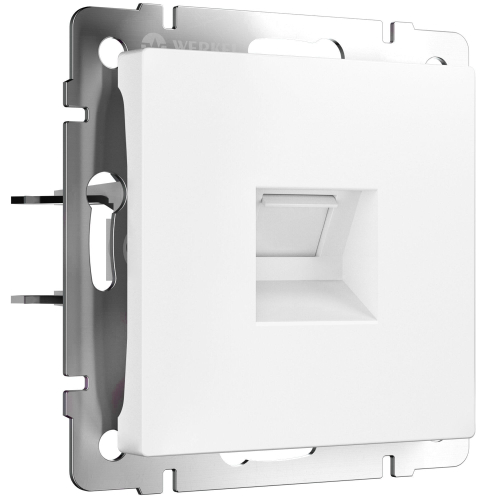 Купить Розетка Ethernet RJ-45 cat. 6A экранированная (белый матовый) W5120001