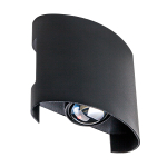 343017 Светильник GEMMA 2х1W LED 220LM G ЧЕРНЫЙ 4000K IP65