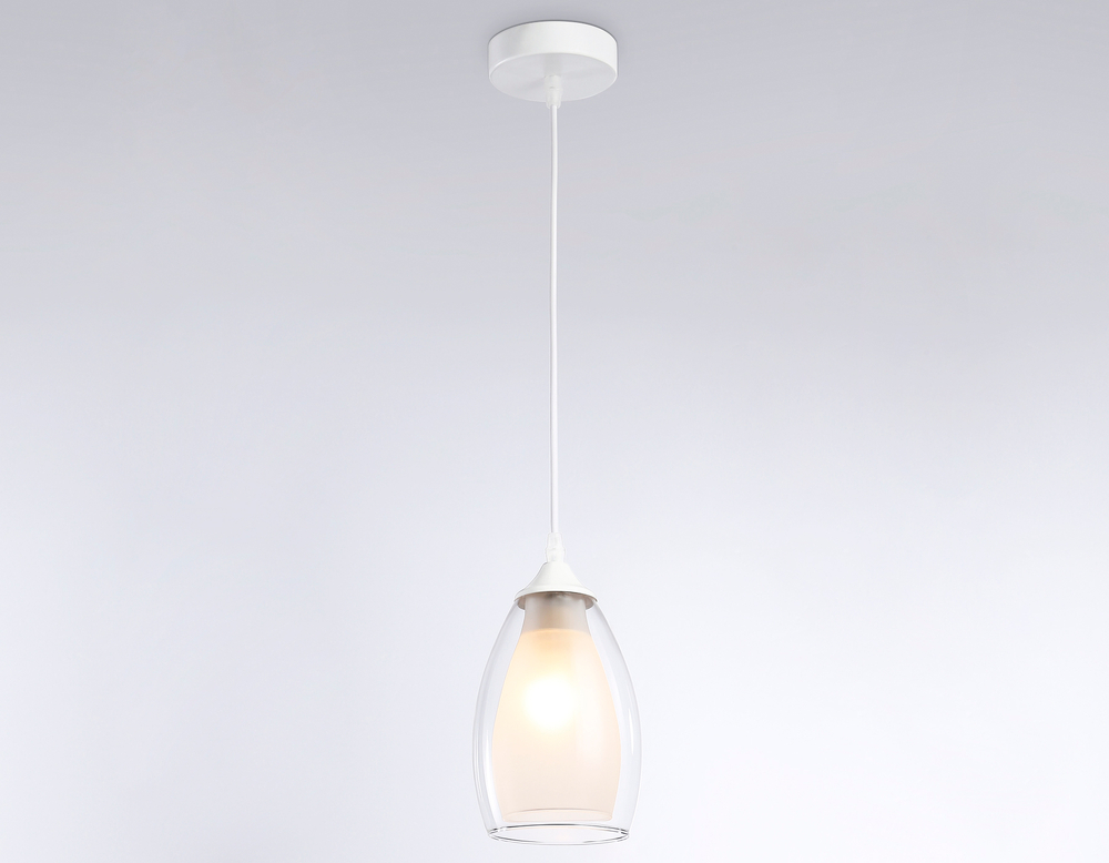 TR3534 WH/CL/FR белый/прозрачный/белый матовый E27 max 40W D120*800
