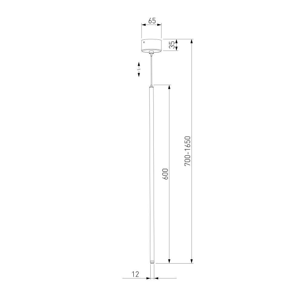 Подвесной светодиодный светильник Flinn 3W 4000К белый 50262 LED