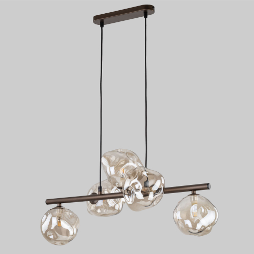 Купить Подвесной светильник со стеклянными плафонами 11026 Lava Brown
