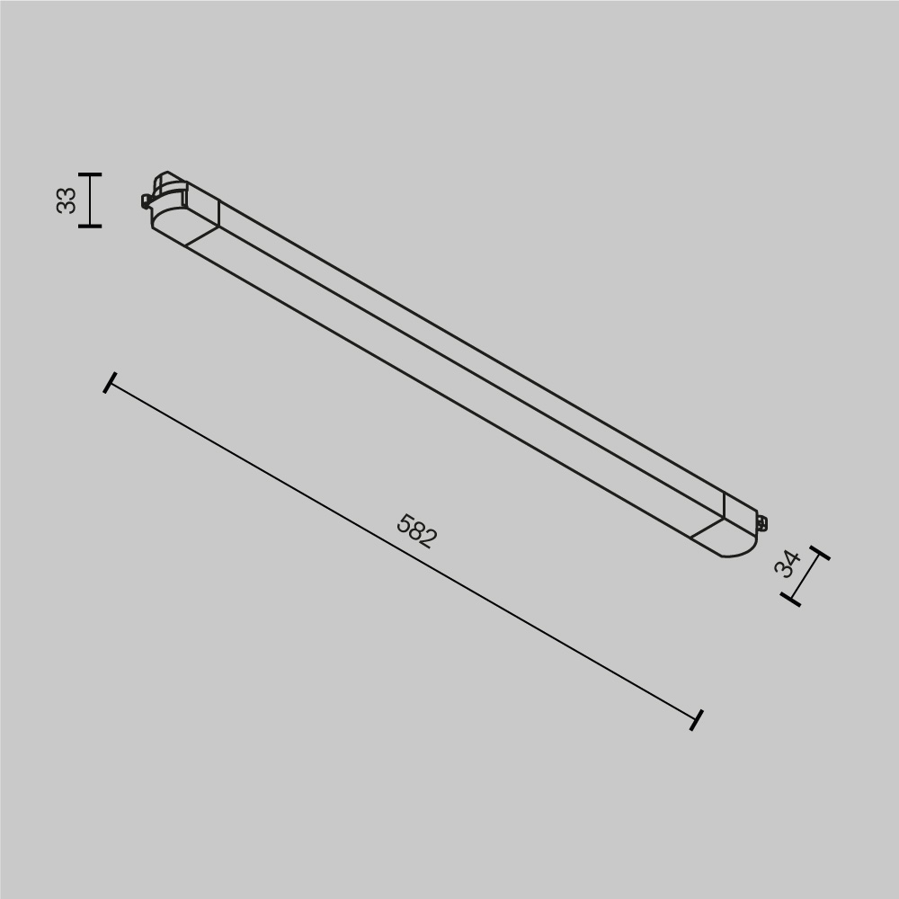 Трековый светильник Technical TR000-1-24W3K-B_1