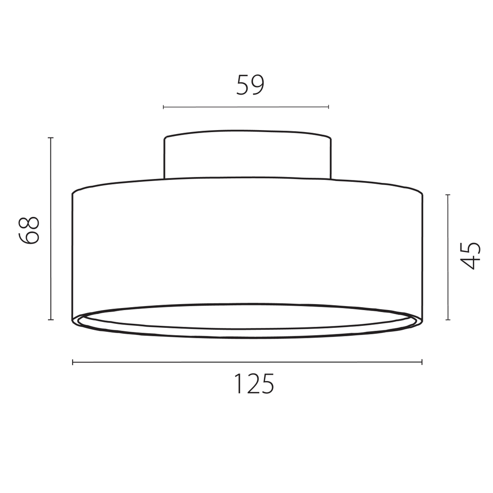 215937 Светильник ACUTO LED up 6W+down 18W 1920LM 120G ЧЕРНЫЙ 3000K
