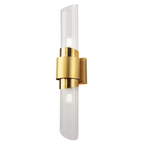 Купить 766642 Бра FLOP 2х6W (led) E14 ЗОЛОТО/ПРОЗРАЧНЫ