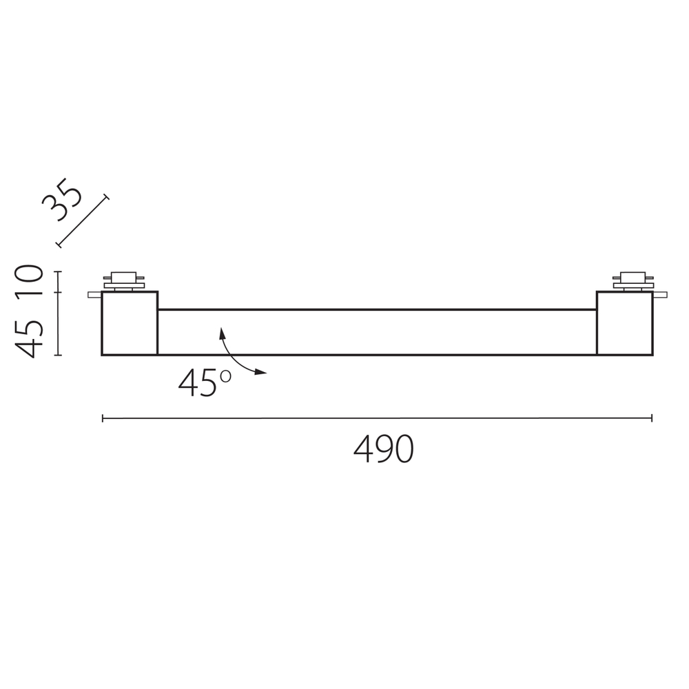 202336 Светильник линейный д/трека LILLA LED 30W 2250LM 120G БЕЛЫЙ 3000K