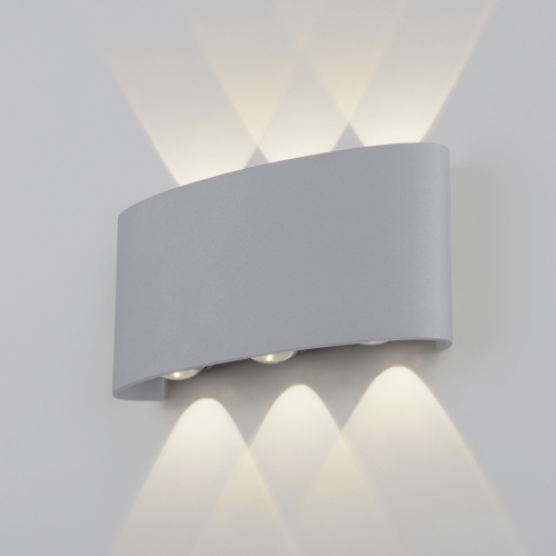 Купить Пылевлагозащищенный светодиодный светильник Twinky Trio серый IP54 1551 Techno LED серый