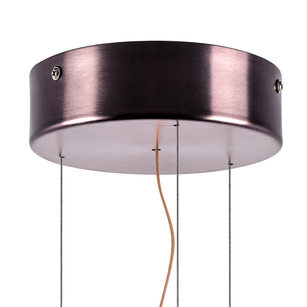 809210 Люстра CELESTA LED 24W 1200LM КОФЕЙНЫЙ/ПРОЗРАЧНЫЙ 3000K