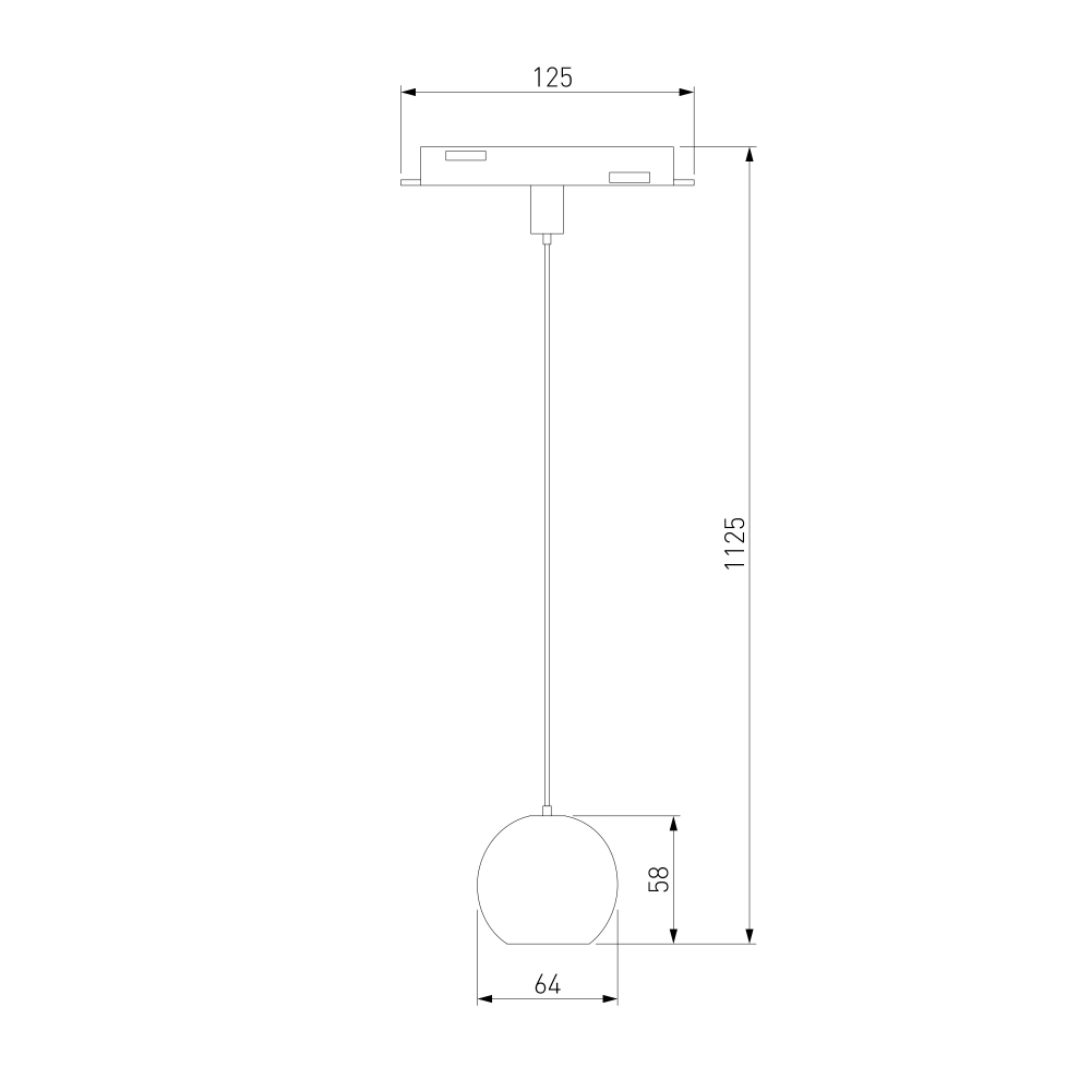 Slim Magnetic Трековый светильник 5W 4200K Event (латунь) 85040/01 85040/01