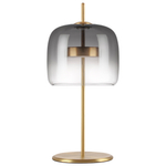 804918 Настольная лампа CUPOLA LED 9W 450LM ЗОЛОТО/ДЫМЧАТЫЙ 3000K