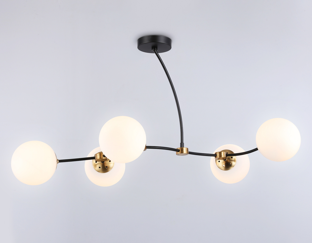TR2548/5 BK/SB черный/бронза E27/5 max 60W 950*600*450