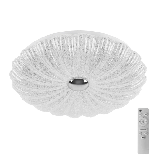 Купить 225650 Светильник настенно-потолочный ARCO SHELL 72W LED 3600LM ХРУСТАЛЬНЫЙ/ХРОМ/ЗОЛОТО 3000/4000/6000K