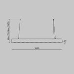 Подвесной светильник Maytoni P050PL-L40W4K