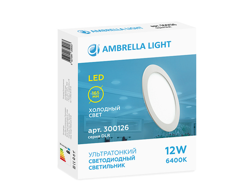 Купить DLR 12W 6400K 185-250V (120W) (D165mm/A150mm)