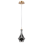 808018 Подвес FORMA 1х10W (led) E14 ШАМПАНЬ/ДЫМЧАТЫЙ