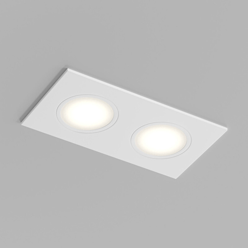 Купить Встраиваемый влагозащищенный светильник PORT, 2?15 Вт макс., LED, GU5.3, IP65, корпус из полимера, цвет белый