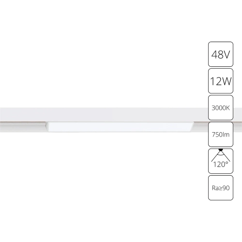 Купить Магнитный трековый светильник Arte Lamp LINEA A4642PL-1WH