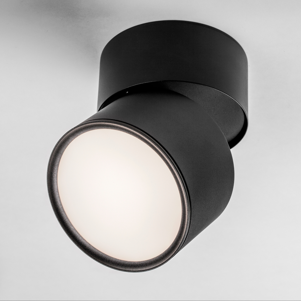 215887 Светильник ACUTO LED 12W 880LM 120G ЧЕРНЫЙ 3000/4000/6000K