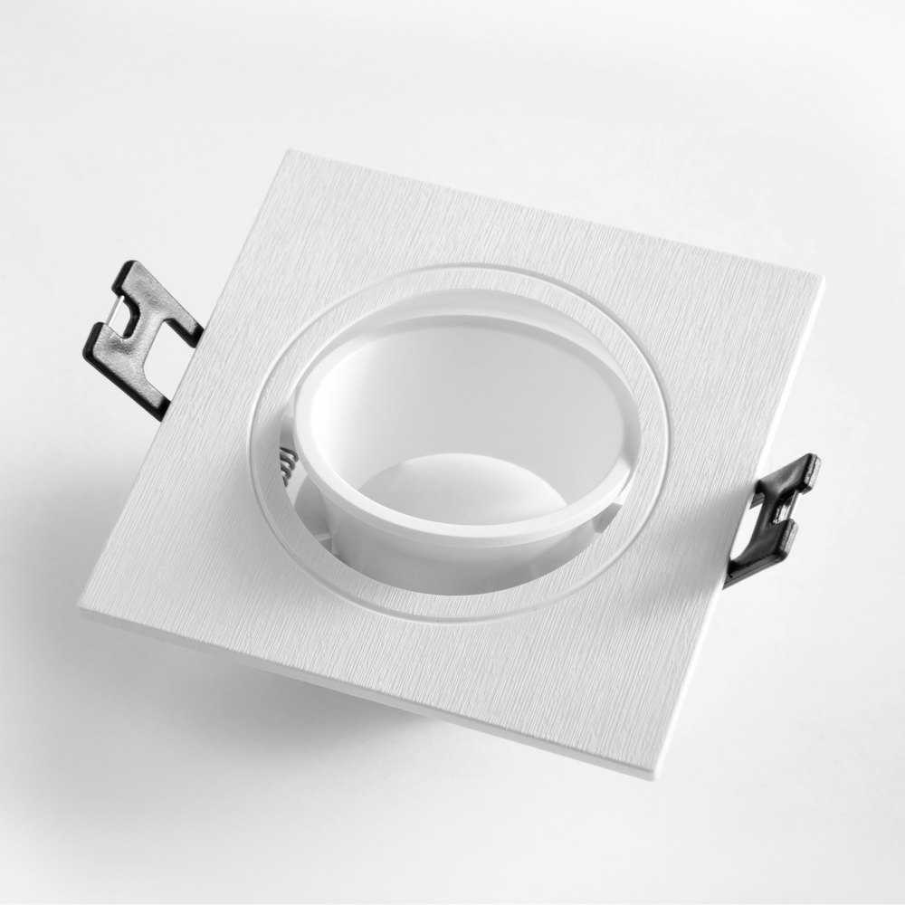 012616 Рамка (светильник) PVC д/LED-модулей 941хх и LED-ламп D50мм SINGO QUAD БЕЛЫЙ