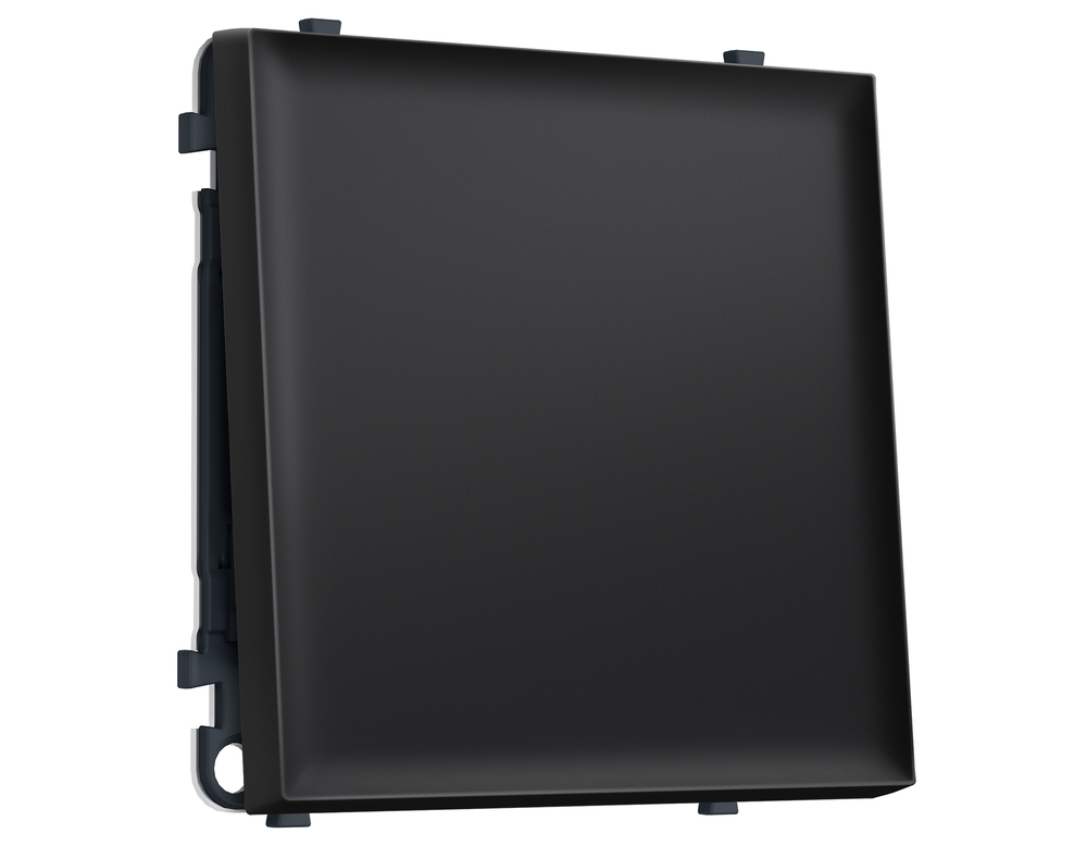 MS801010 Комплект механизма 1-кл выключателя SIGMA Черный матовый 10A-250V QUANT PRO (SP8010, PR101)