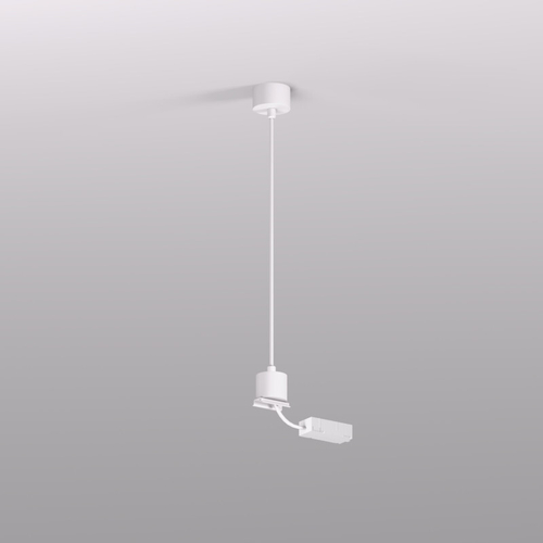 Купить TR2124-WH Подвод питания для подвесного монтажа трека SMART BASE, АС 220-240V, IP20, 5м, белый, алюминий