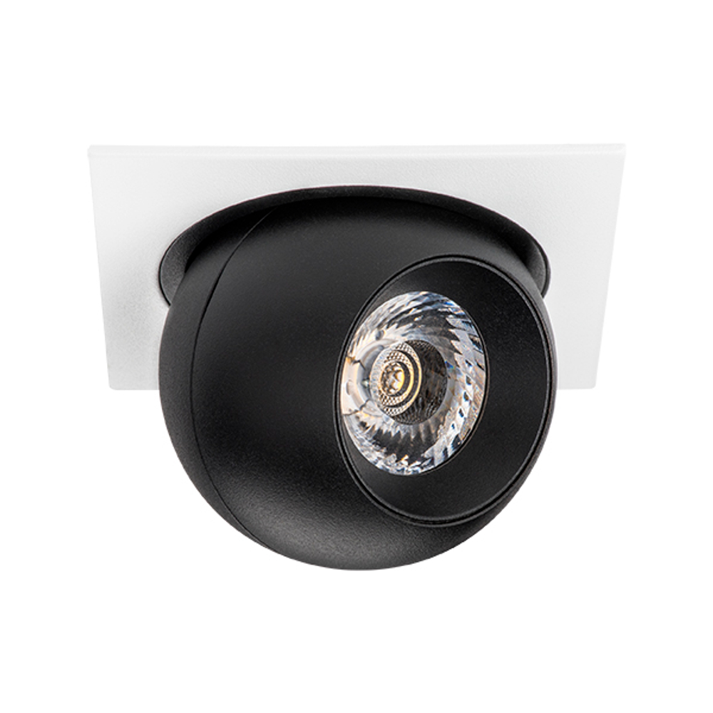 i51672 Светильник INTERO LED 9W 850LM 24G БЕЛЫЙ/ЧЕРНЫЙ 3000K (217516+217072)