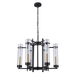 Подвесная люстра Arte Lamp HUGO A1688LM-6BK