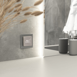 Умный сенсорный терморегулятор Werkel Wi-Fi 3500W IP20 W1151217 дымчатый