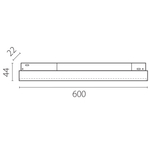 259647 Светильник 48V для трека UNO LED 20W 1100LM 90G ANTIGLARE ЧЕРНЫЙ МАТОВЫЙ 4000K