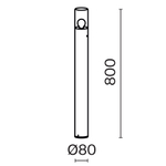 Ландшафтный светильник Outdoor O432FL-01GF1
