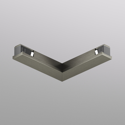 TR5723-DN Электрический коннектор для трека SHINE BASE 90° потолок-потолок, темный никель, алюминий