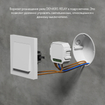 RL1001-SM/1 Одноканальное Wi-Fi реле-выключатель 1 x 2300 Вт / 250 Вт для LED