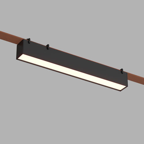 Купить DK5674-BK Cветильник для трека-ремня Belty Smart, серия Linear, со светодиодом, L323*W40*H45мм, 48V DC, 12W, RA90, 120°, 2700-6500K, IP20, черный, алюминий