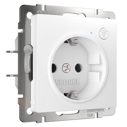 Умная встраиваемая розетка Werkel Wi-Fi 3500W IP20 W1171601 белый