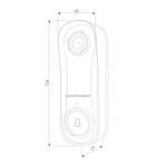 Умный видеозвонок Elektrostandard Wi-Fi IP54 76106/00 черный