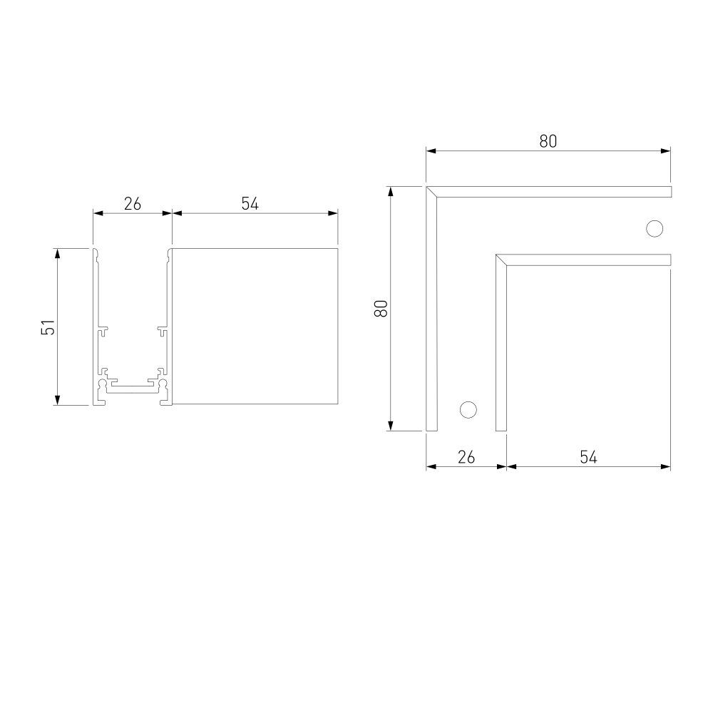 Slim Magnetic Коннектор угловой для накладного шинопровода белый 85090/11 85090/11
