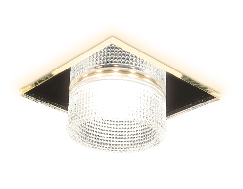 Купить TN355 CH/CL хром/прозрачный GU5.3+3W (LED WHITE) 95*95*45