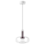 792110 Люстра DISCO 6W LED 300LM 120G БЕЛЫЙ/ПРОЗРАЧНЫЙ 3000K