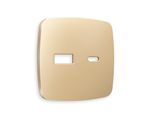 Купить OP6110 Лицевая панель OMEGA (Шампань) для розетки 2USB тип A+C QUANT
