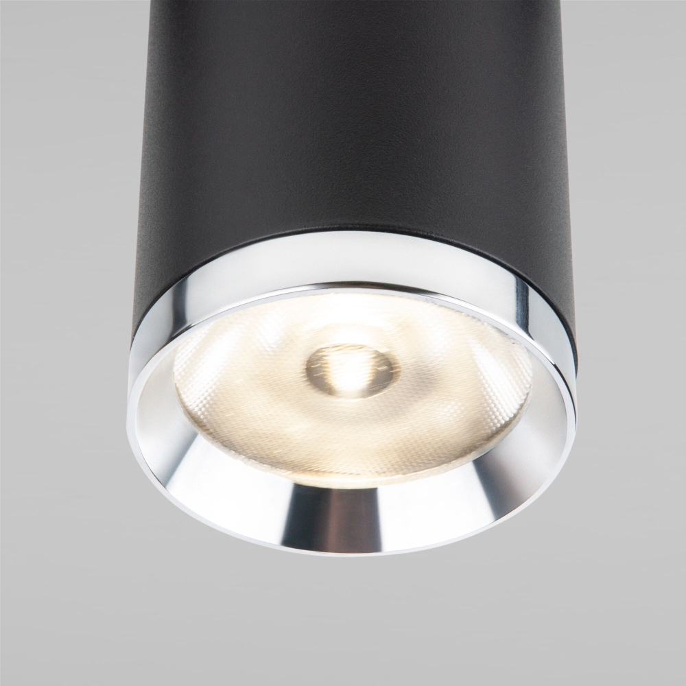 Slim Magnetic R06 Трековый светильник 10W 4200K Ringe черный/серебро 85506/01 85506/01