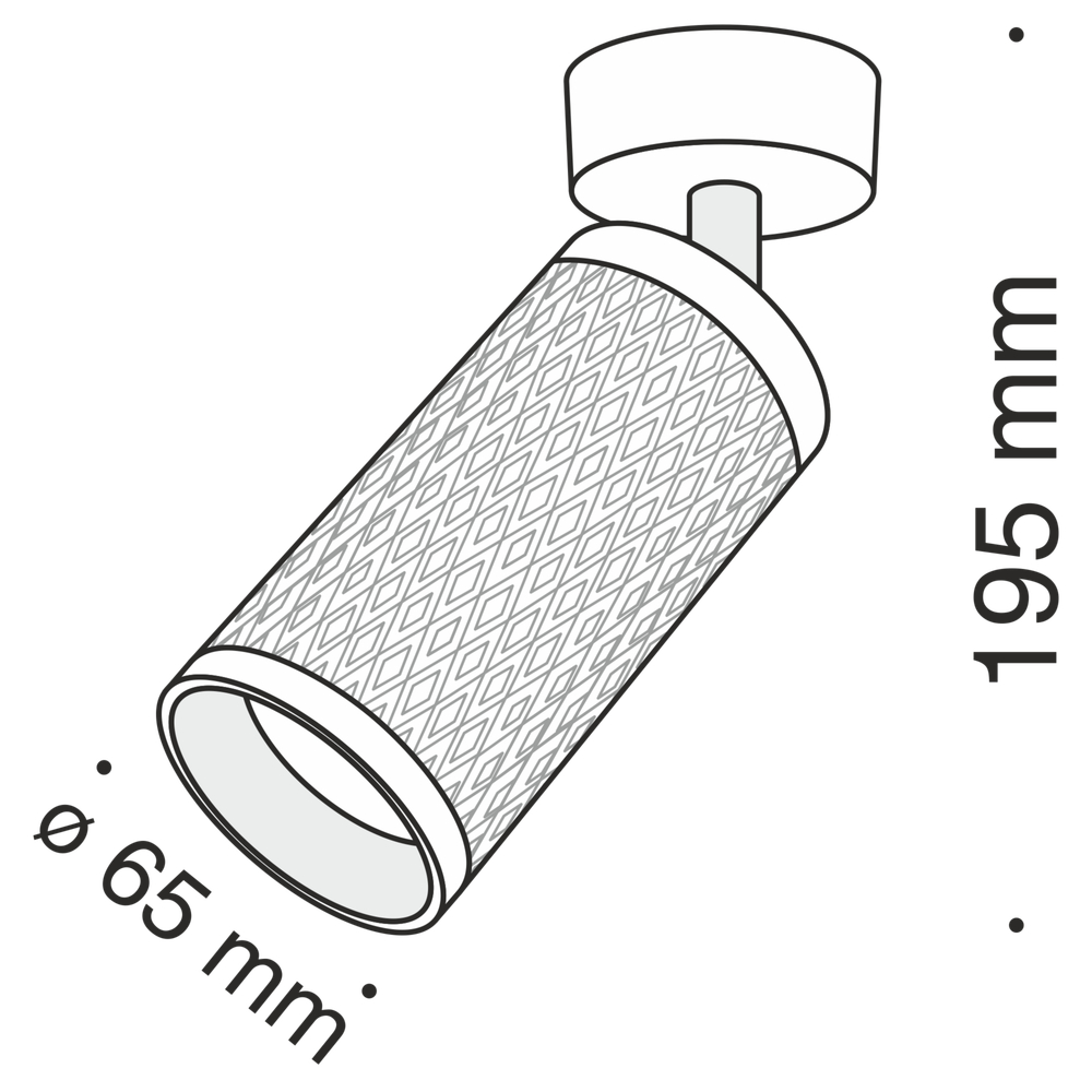 Потолочный светильник Technical C034CL-01W