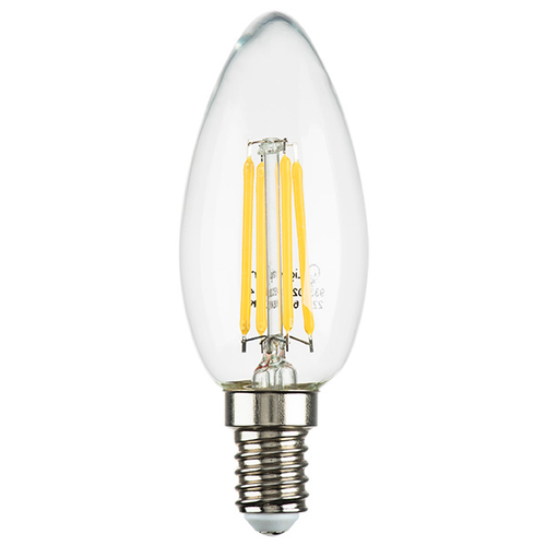 Купить 933504 Лампа энергосберегающая LED FILAMENT 220V C35 E14 6W=65W 400-430LM 360G CL 4000K 30000H